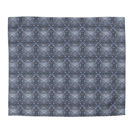 Ethereal Labyrinth of Frosted Echoes - Duvet Cover