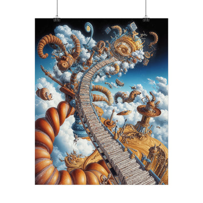 Nimbusward Pilgrim Trail - Rolled Poster