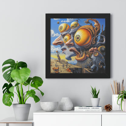 Sentinel Shard Confluence - Framed Art Print