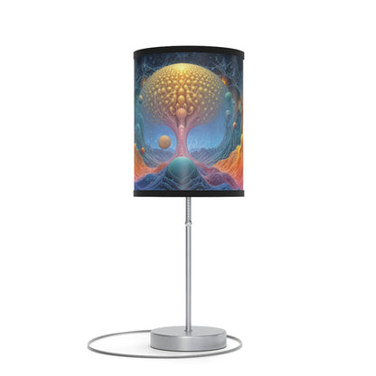 Ethereal Cavern of Celestial Waves - Lamp on a Stand