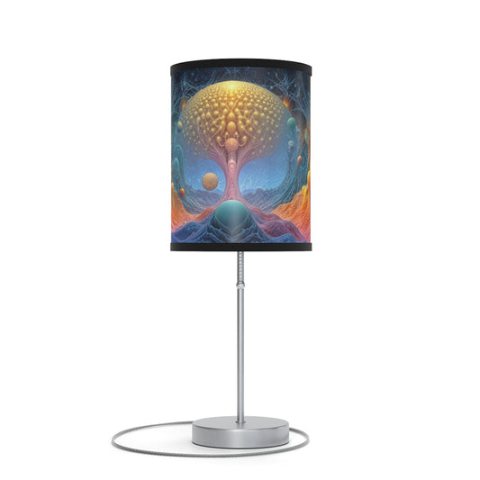 Ethereal Cavern of Celestial Waves - Lamp on a Stand