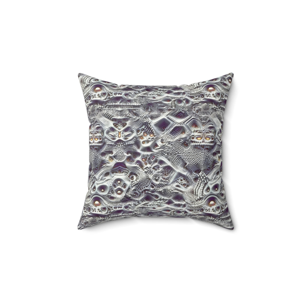 Mystic Tapestry of Echoes - Pillow (Faux Suede)