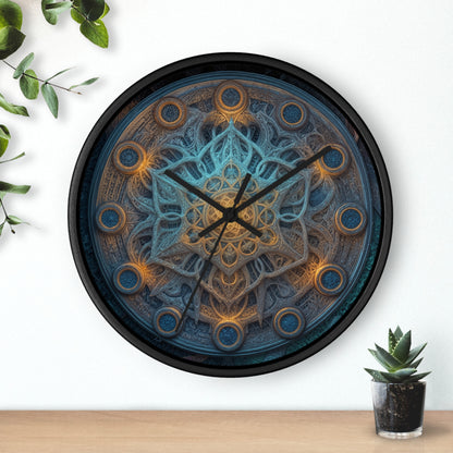 Ethereal Wheel of Luminescence - Wall Clock