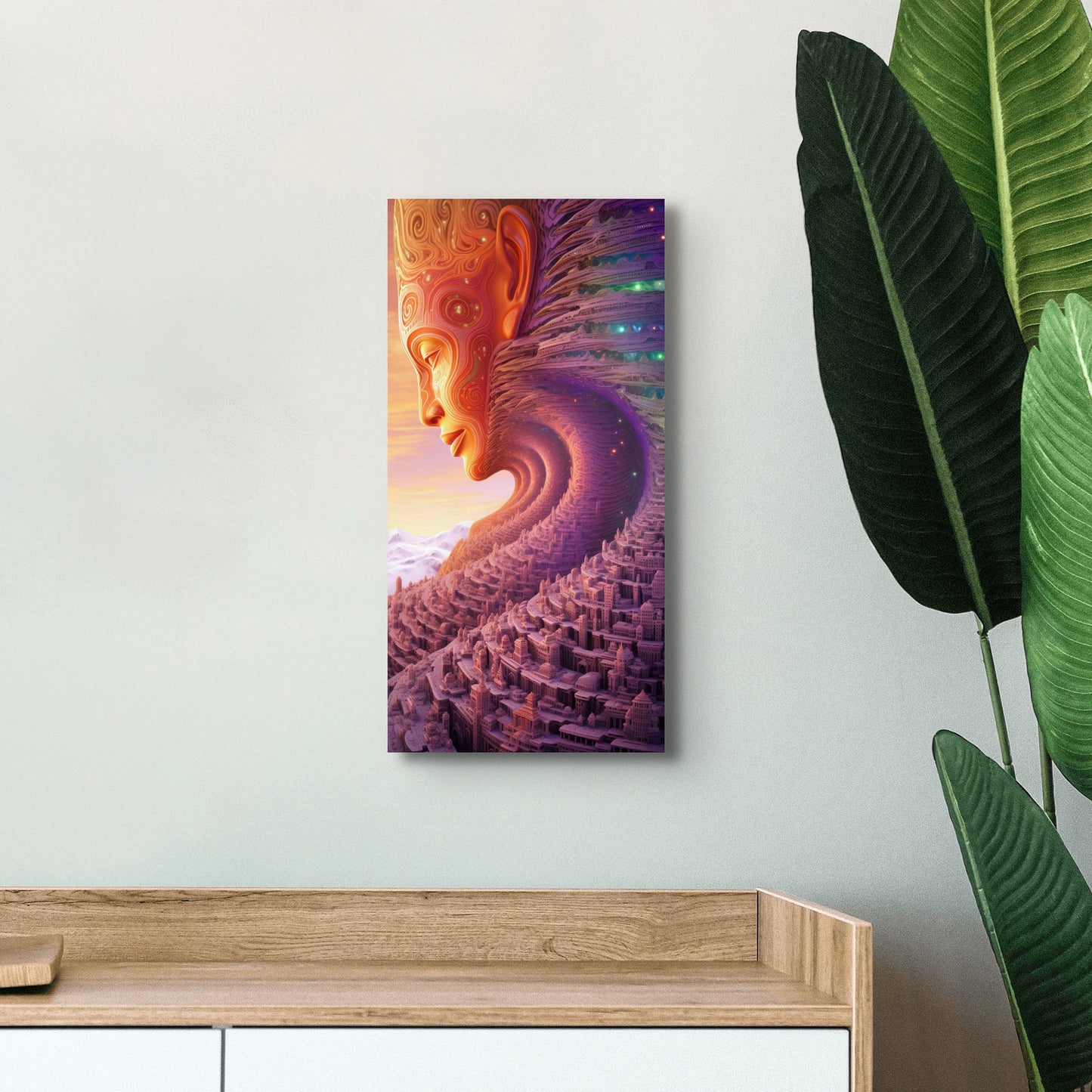 Ancient Celestial Labyrinth - canvas print