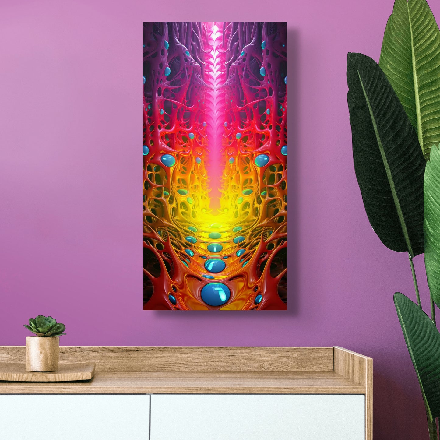 Chromatic Chasm - canvas print