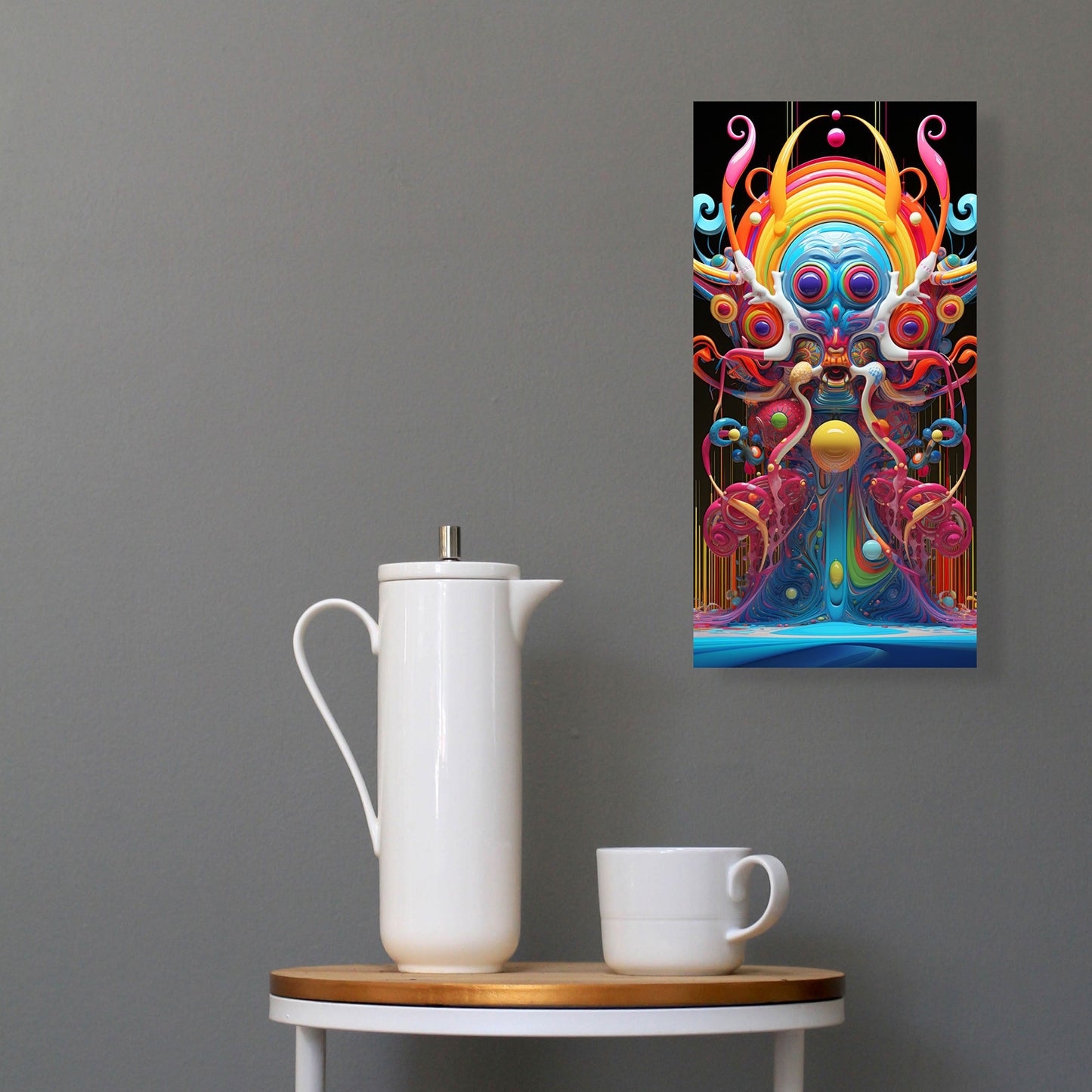 Cosmic Fusion Rave - canvas print