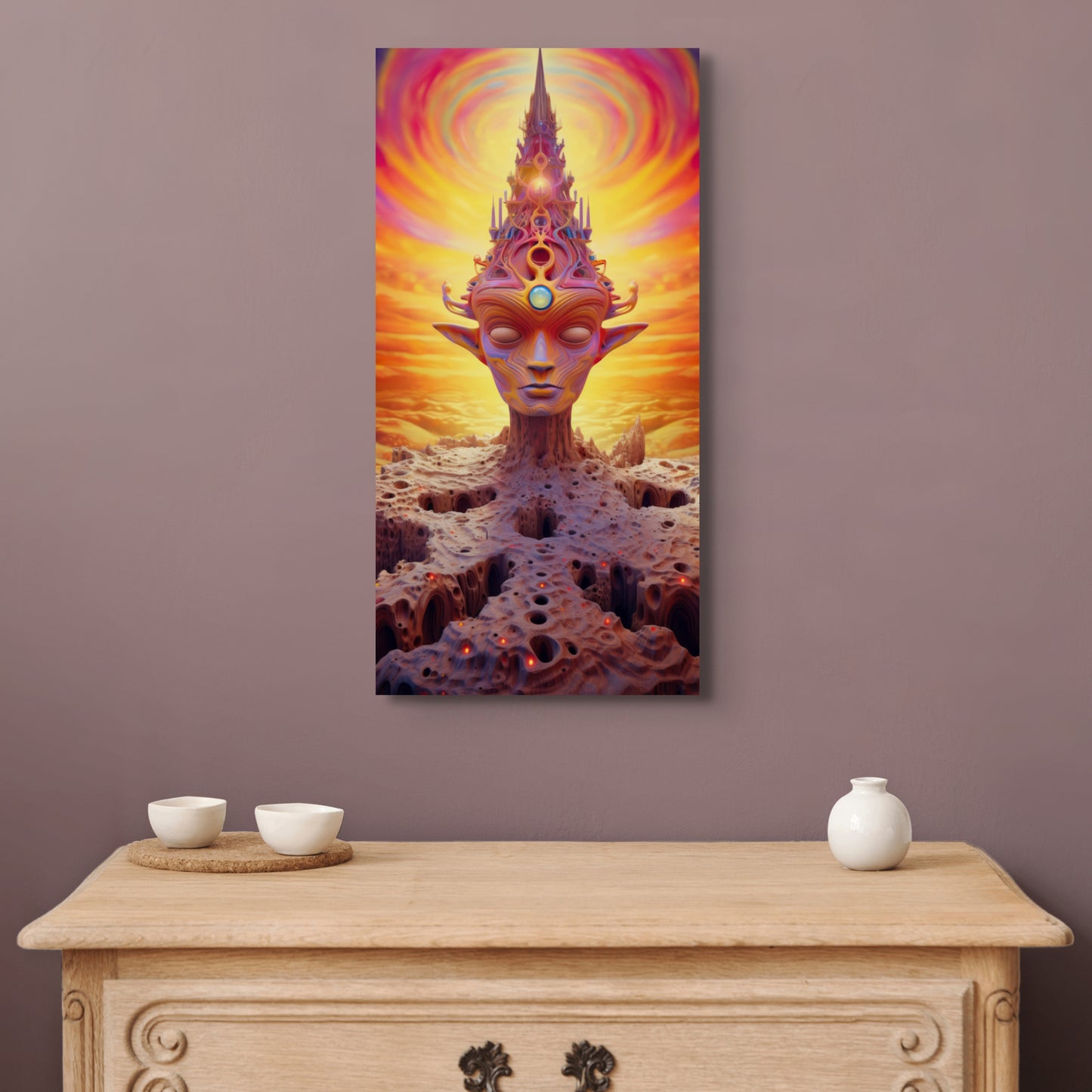 Dimensional Guardian - canvas print