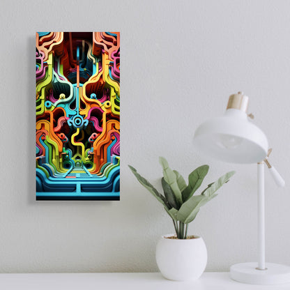 Grid of Gaia - canvas print