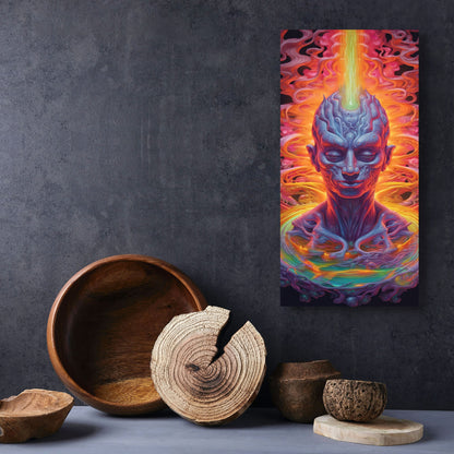 Mystical Fluidic Alchemy - canvas print