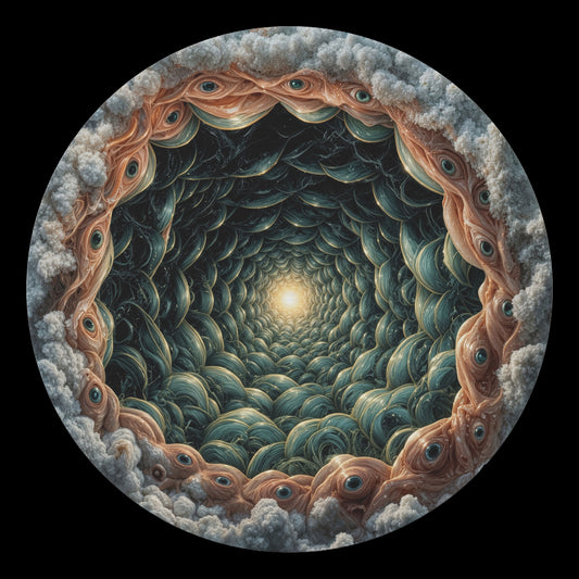 Celestial Eye of Infinity - Round Rug