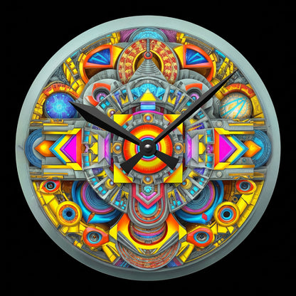 Chromatic Vortex of Eternity - Wall Clock