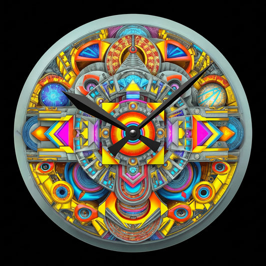 Chromatic Vortex of Eternity - Wall Clock