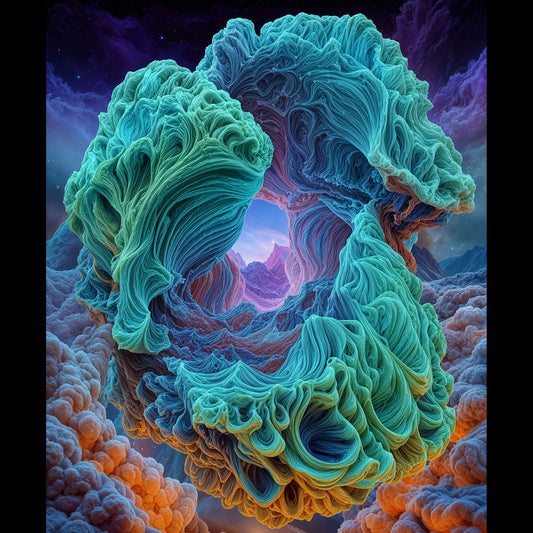 Eclipse of the Luminous Veil - Crushed Velvet Blanket