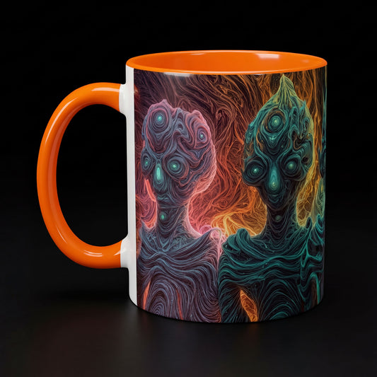 Ethereal Guardians of Luminescence - Coffee Mug 15oz