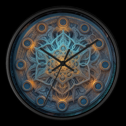 Ethereal Wheel of Luminescence - Wall Clock