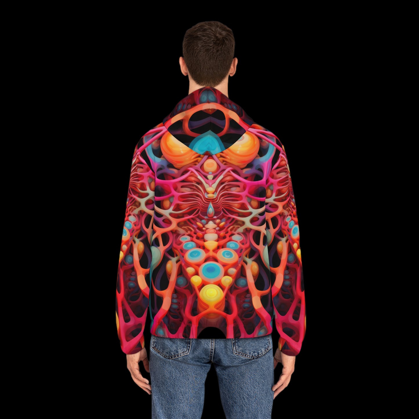 Lattice Stream Men's Hoodie