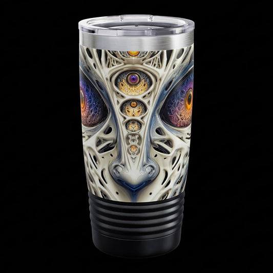 Luminous Gaze of Twisted Realms - Stainless Steel Tumbler