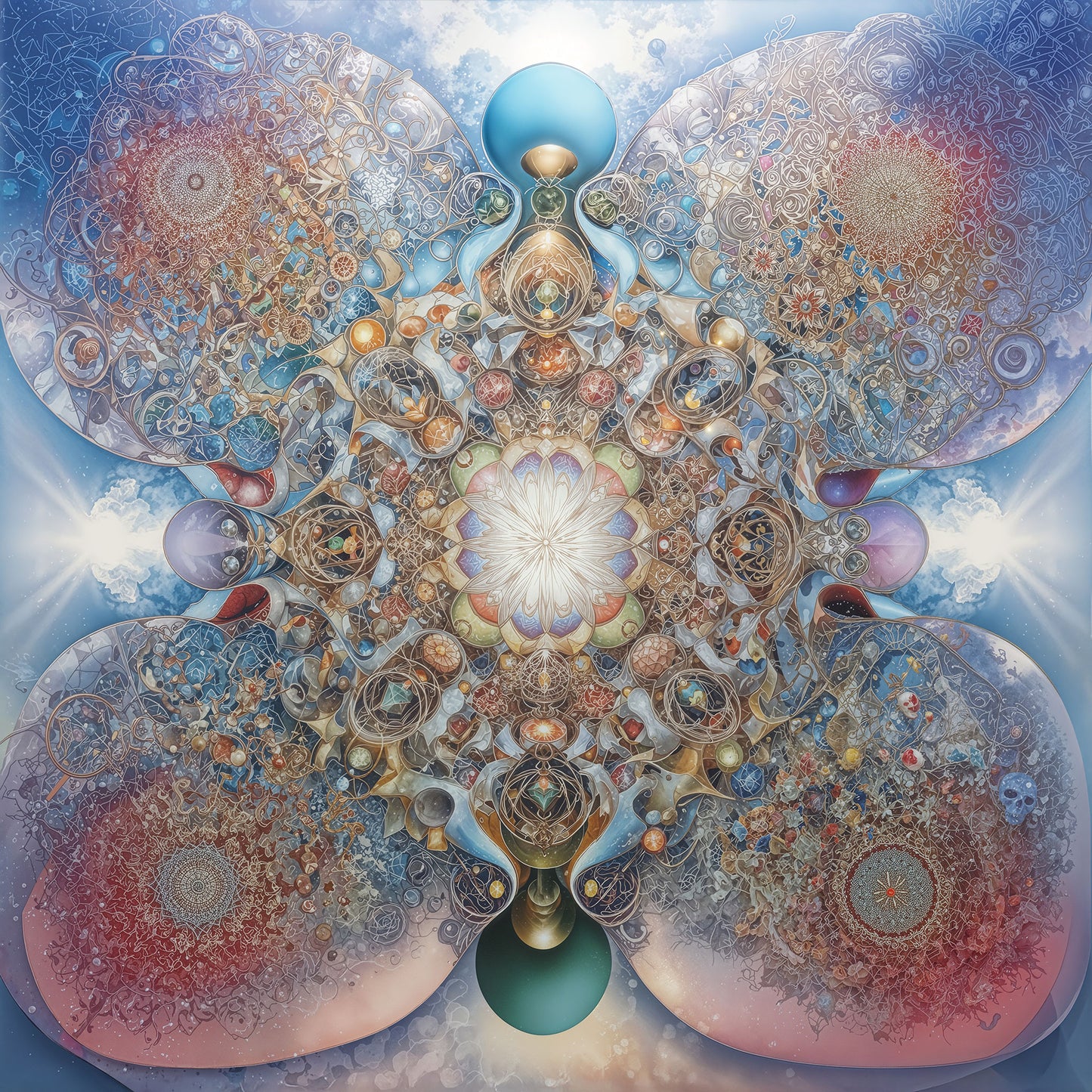 Celestial Tapestry of Harmony - Tablecloth