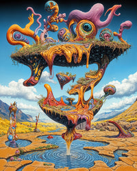 Mnemonic Cascade - Canvas Print