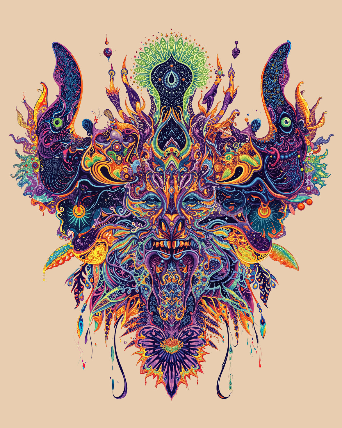 Neural Bloom Ascendant - Short Sleeve Jersey Tee (Unisex)