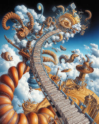 Nimbusward Pilgrim Trail - Rolled Poster