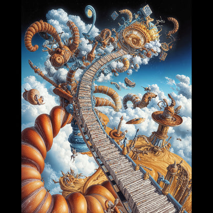 Nimbusward Pilgrim Trail - Rolled Poster