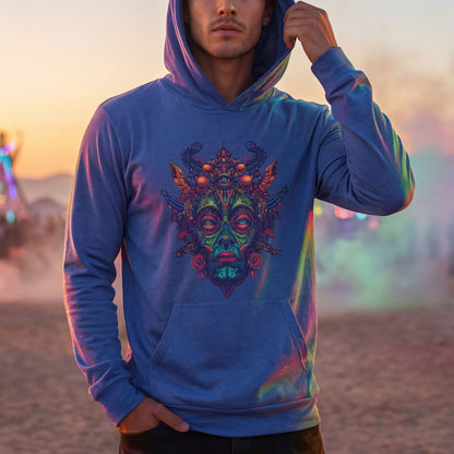 Oracle of the Coiled Signal - Hooded Long Sleeve Tee