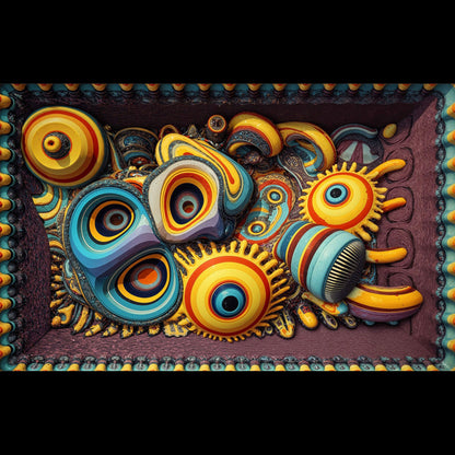 Radiant Echoes of Solstice - Rug