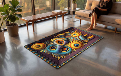 Radiant Echoes of Solstice - Rug