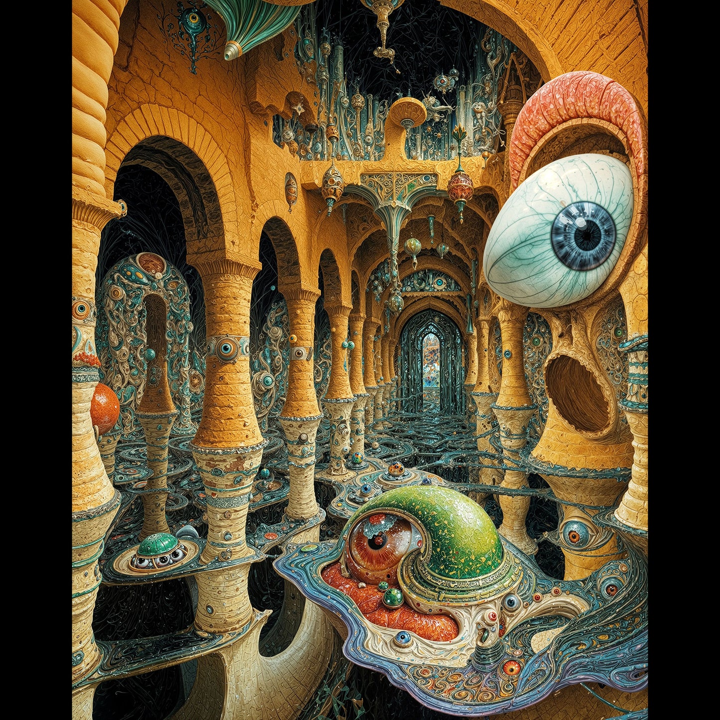 Spirewoven Canticles - Framed Art Print