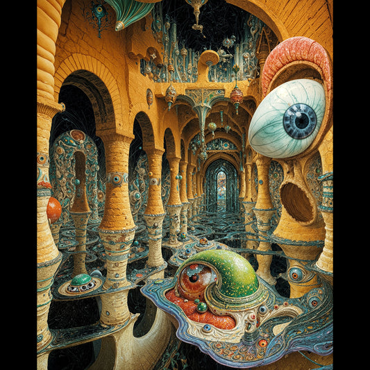 Spirewoven Canticles - Framed Art Print