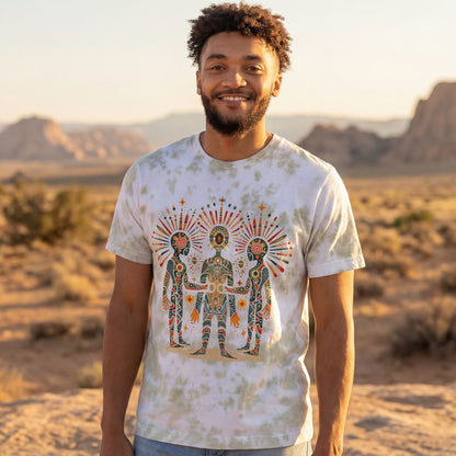Trinity of Light - Tie-Dyed T-Shirt (Unisex)