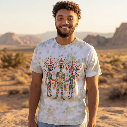 Trinity of Light - Tie-Dyed T-Shirt (Unisex)