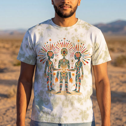 Trinity of Light - Tie-Dyed T-Shirt (Unisex)