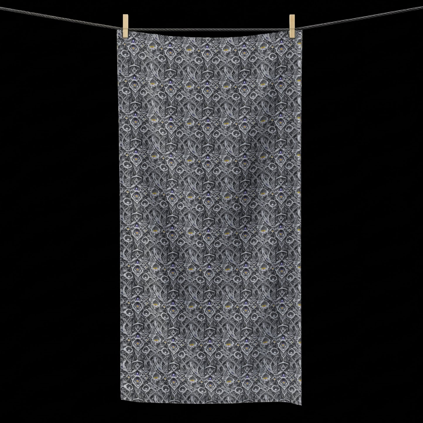 Veil of Twisted Runes - Bath Towel