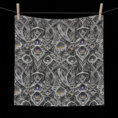 Whispering Labyrinth of Veils - Face Towel